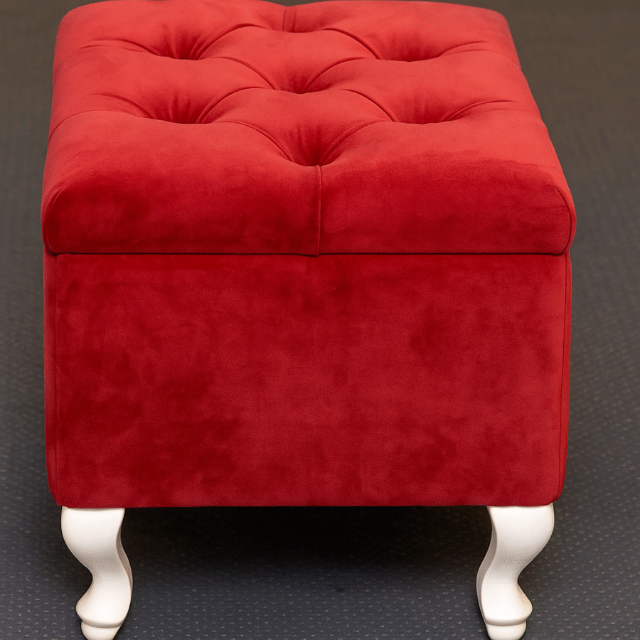 OTTO pufas su daiktadėže BORDO