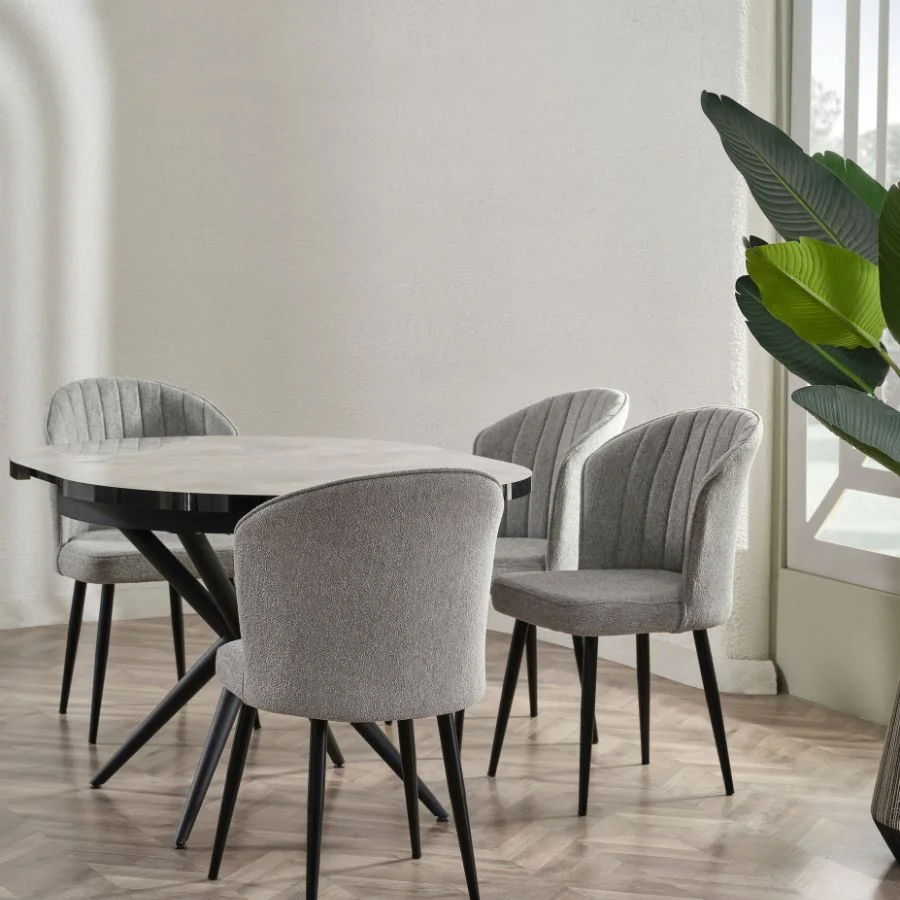 RUBY Rambla apvalus stalas su prailginimu