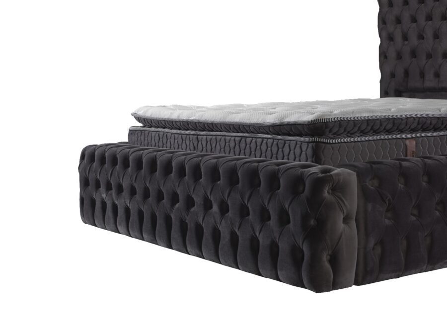 CAPITALE Dark lova 180x200 su patalynės dėže ir PREMIUM KLASES čiužiniu - Image 10