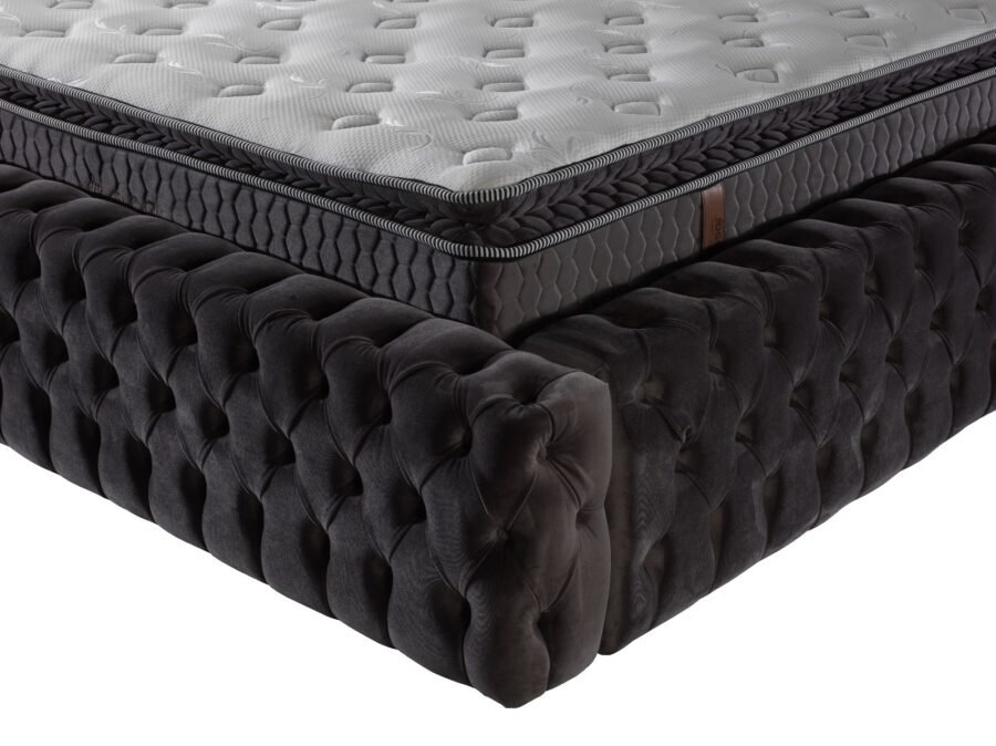 CAPITALE Dark lova 180x200 su patalynės dėže ir PREMIUM KLASES čiužiniu - Image 5
