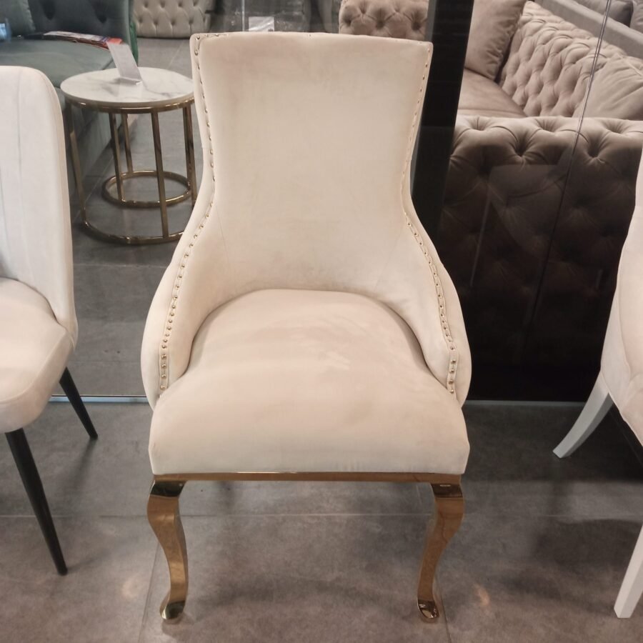 EDWARD GLAMOUR kėdė beige spalvos - Image 4