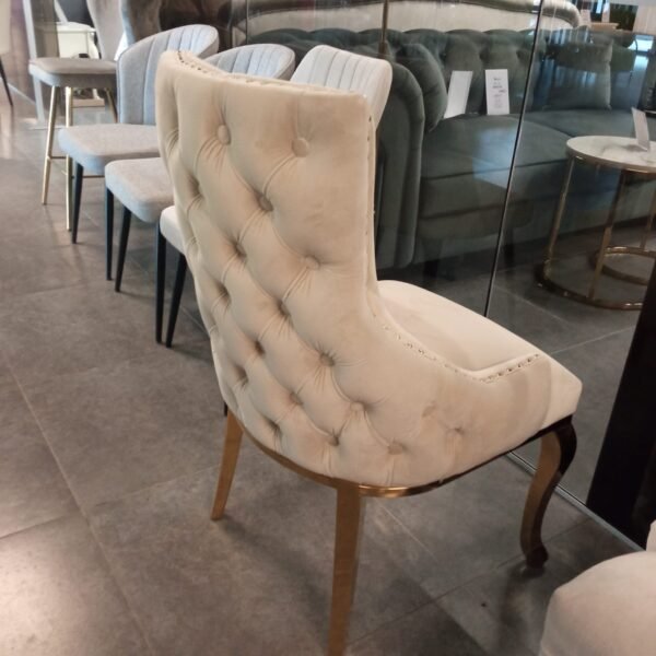 EDWARD GLAMOUR kėdė beige spalvos