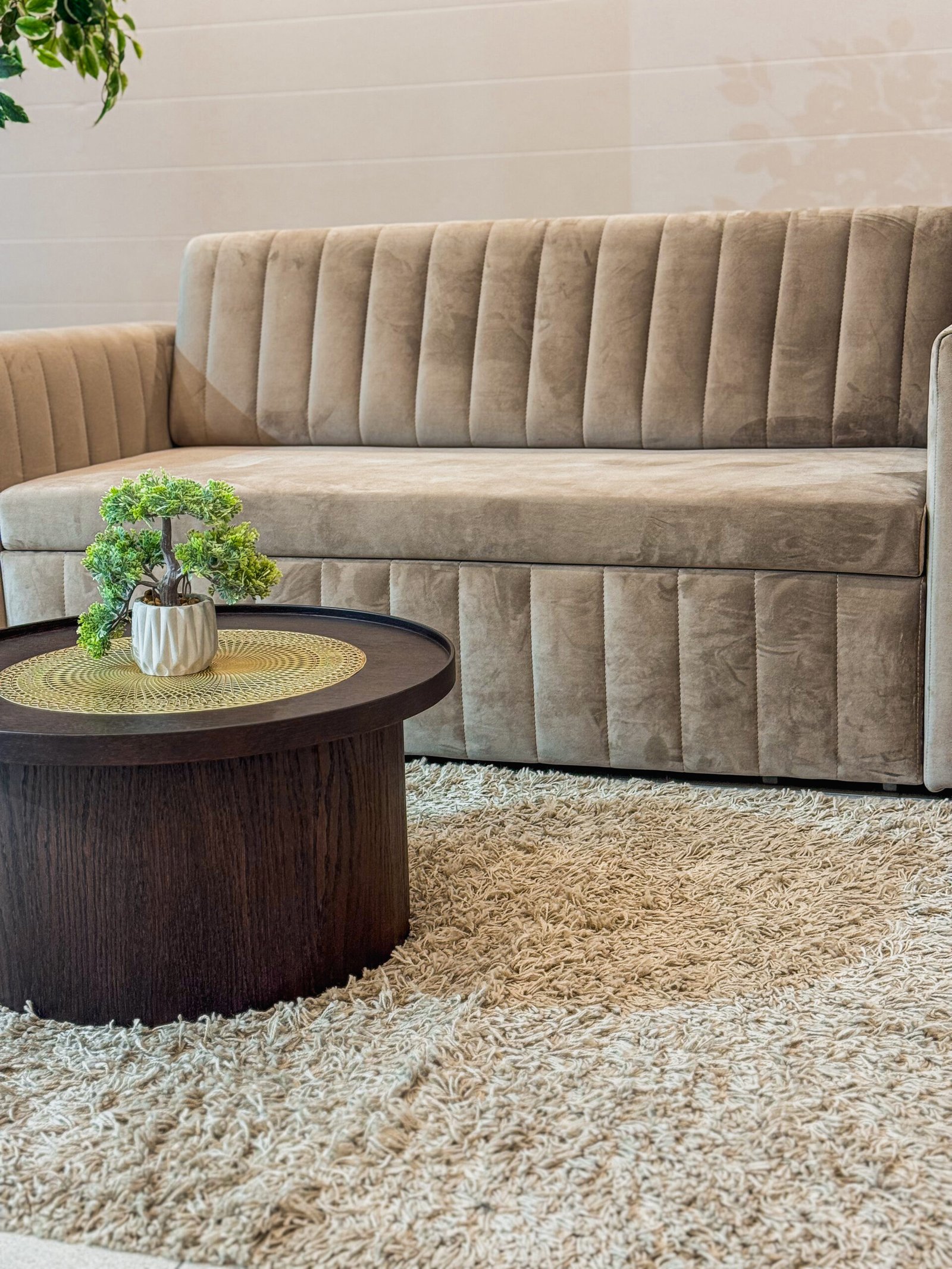INTERIOR BEIGE sofa lova su patalynės dėže - Image 9