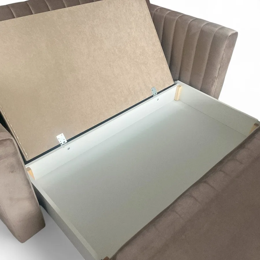 INTERIOR BEIGE sofa lova su patalynės dėže - Image 3