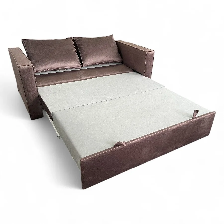 LOFT Brown sofa lova su patalynės dėže - Image 2