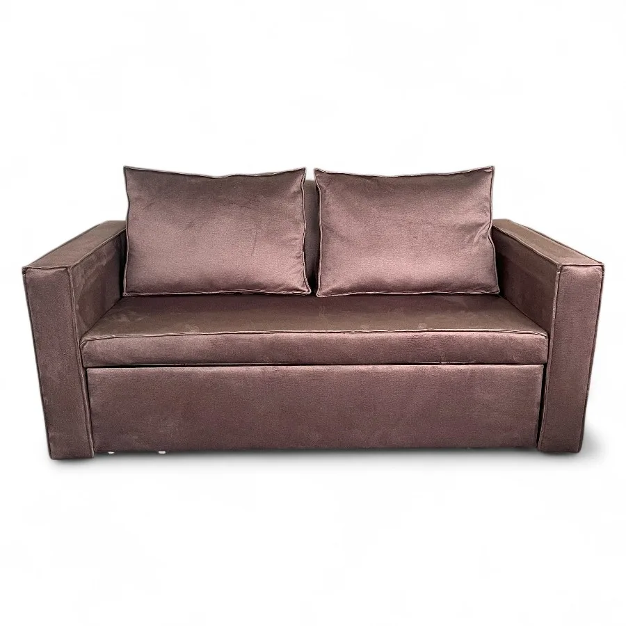 LOFT Brown sofa lova su patalynės dėže - Image 4
