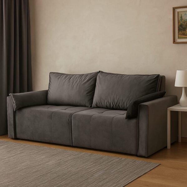 BENISA GREY sofa-lova, kampas 3 in 1