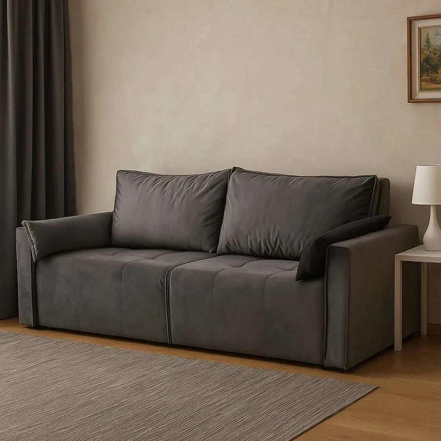 BENISA GREY sofa-lova, kampas 3 in 1