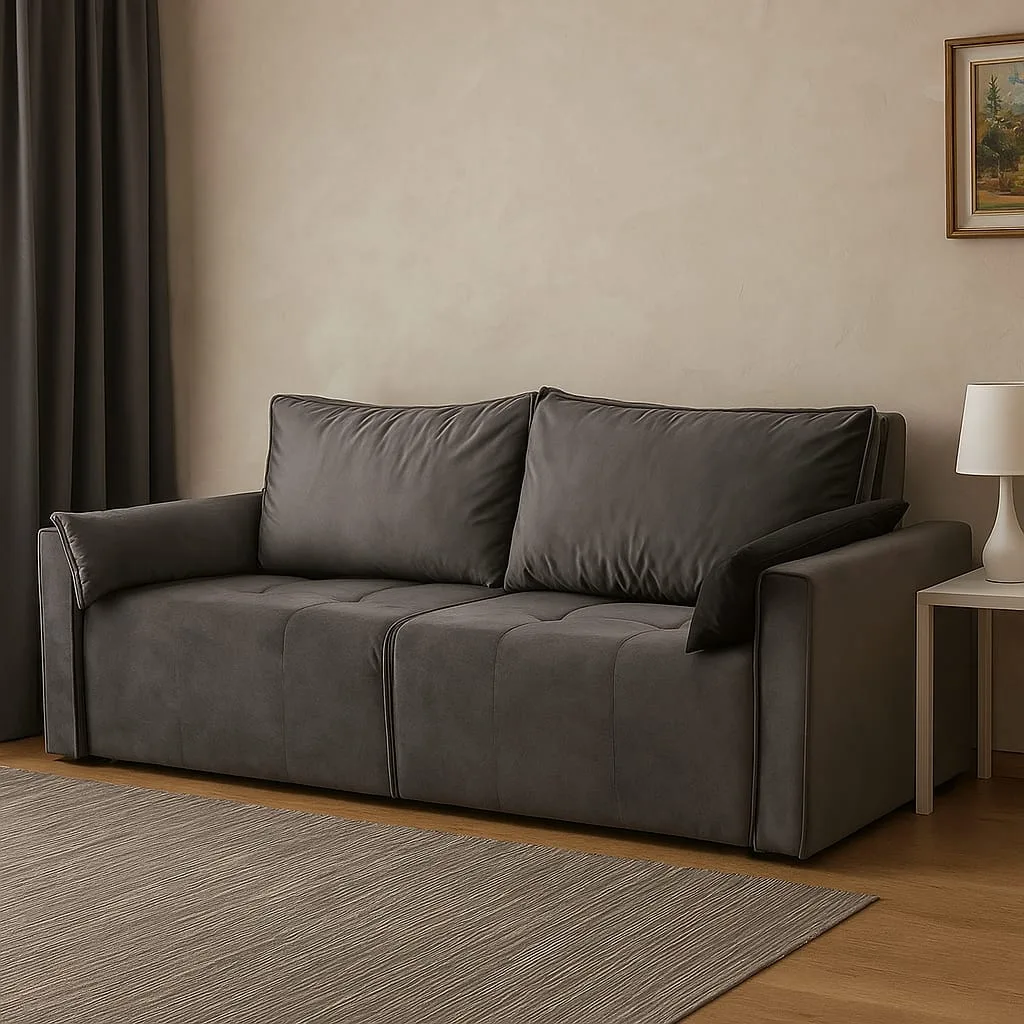 BENISA GREY sofa-lova, kampas 3 in 1