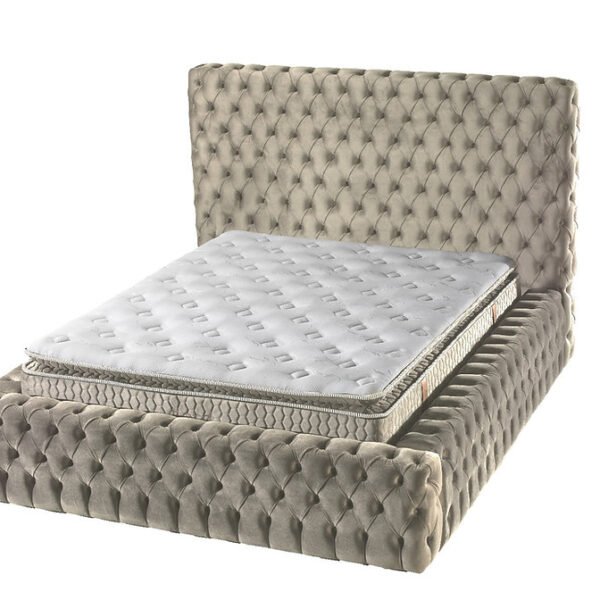CAPITALE Beige lova 180x200 su patalynės dėže