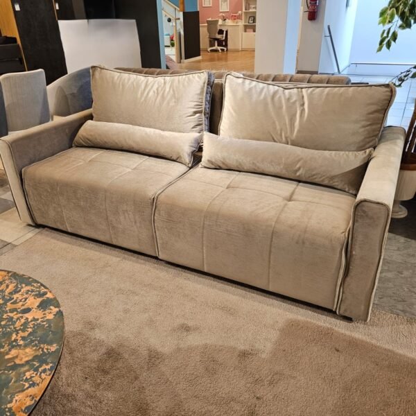BENISA Beige sofa-lova, kampas 3 in 1