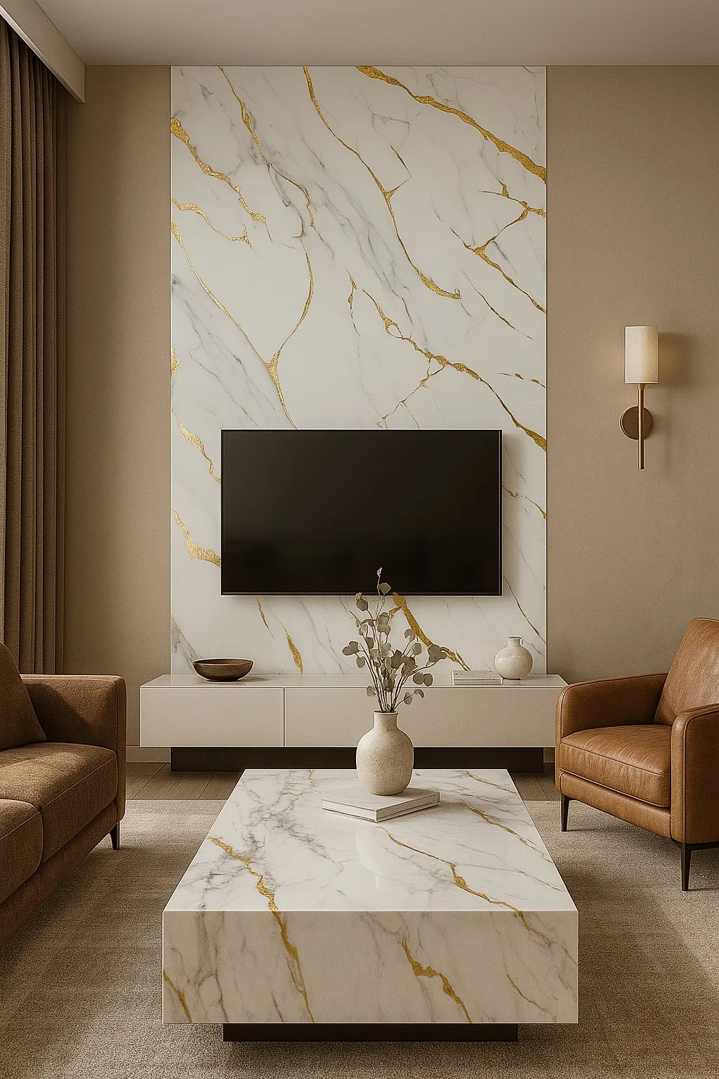 CARRARA GOLD PVC sienų plokštė - Image 7