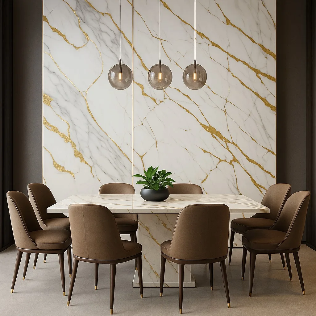 CARRARA GOLD PVC sienų plokštė - Image 4