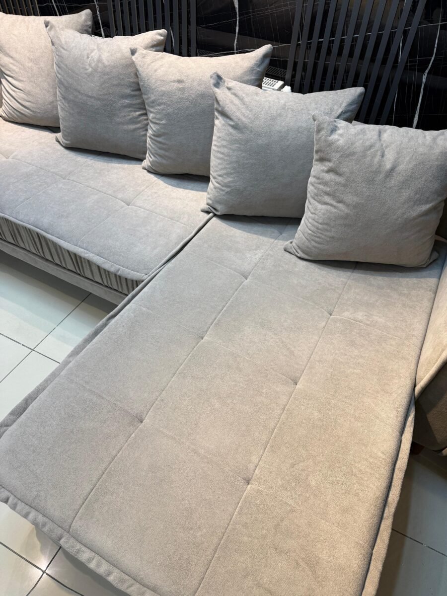 MARKIZ minkštas kampas su miegama funkcija (dešininis) HILTON 07 BEIGE - Image 9