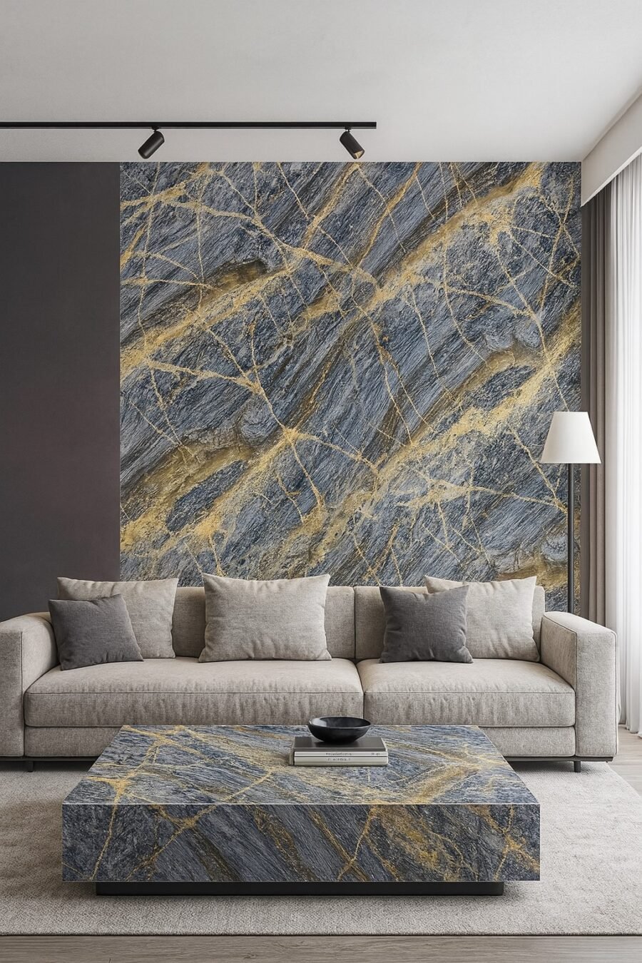 ONYX BLUE PVC SIENŲ PLOKŠTĖ