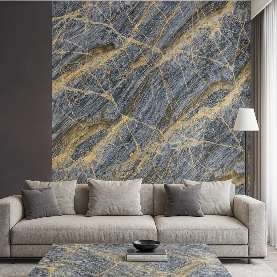 ONYX BLUE PVC SIENŲ PLOKŠTĖ