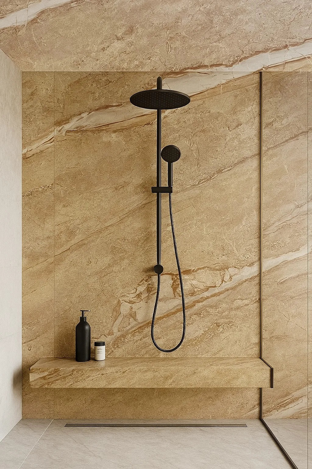 BILECIK BEIGE PVC SIENŲ PLOKŠTĖ - Image 3