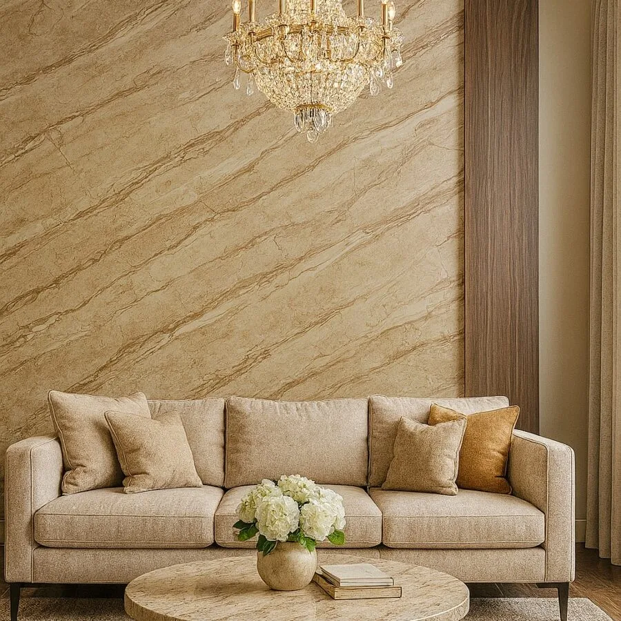 BILECIK BEIGE PVC SIENŲ PLOKŠTĖ