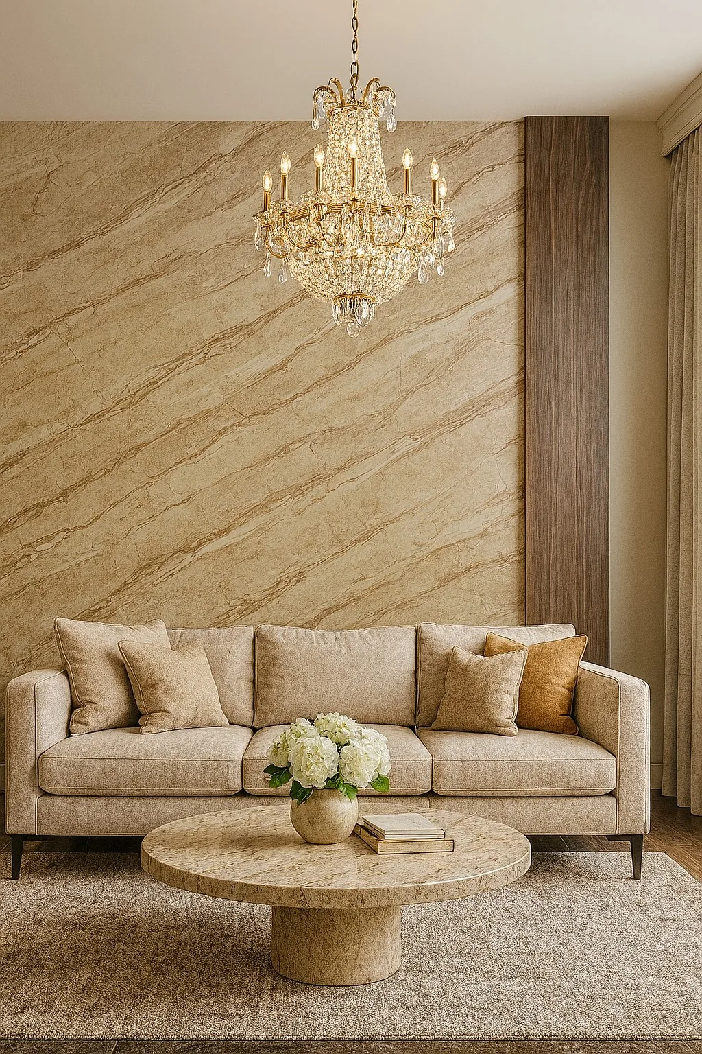 BILECIK BEIGE PVC SIENŲ PLOKŠTĖ