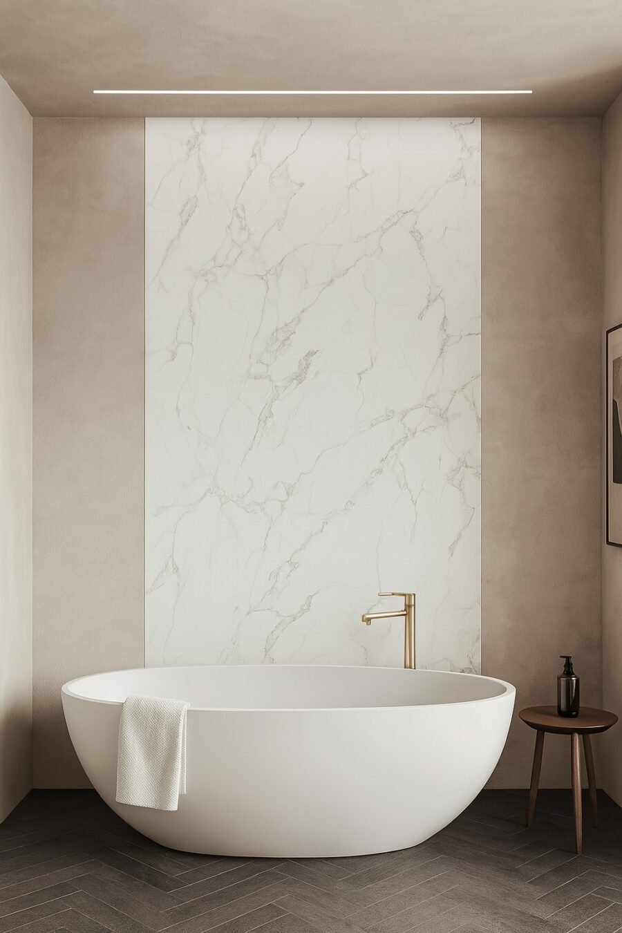 BIANCO CARRARA PVC sienų plokštė - Image 4