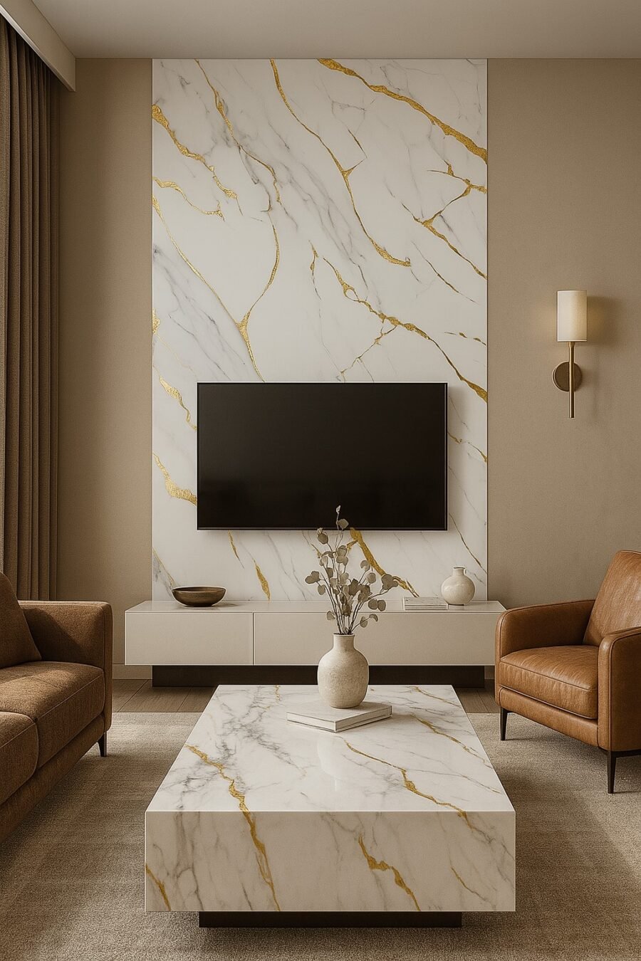CARRARA GOLD PVC sienų plokštė - Image 10