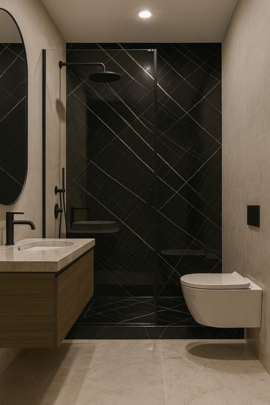 SAHARA BLACK PVC sienų plokštė - Image 3