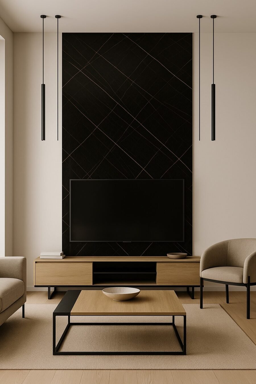 SAHARA BLACK PVC sienų plokštė - Image 7