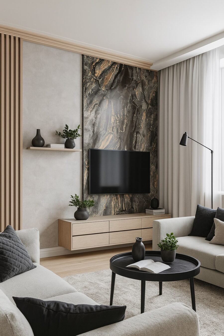 OROBICO GREY PVC sienų plokštė - Image 3