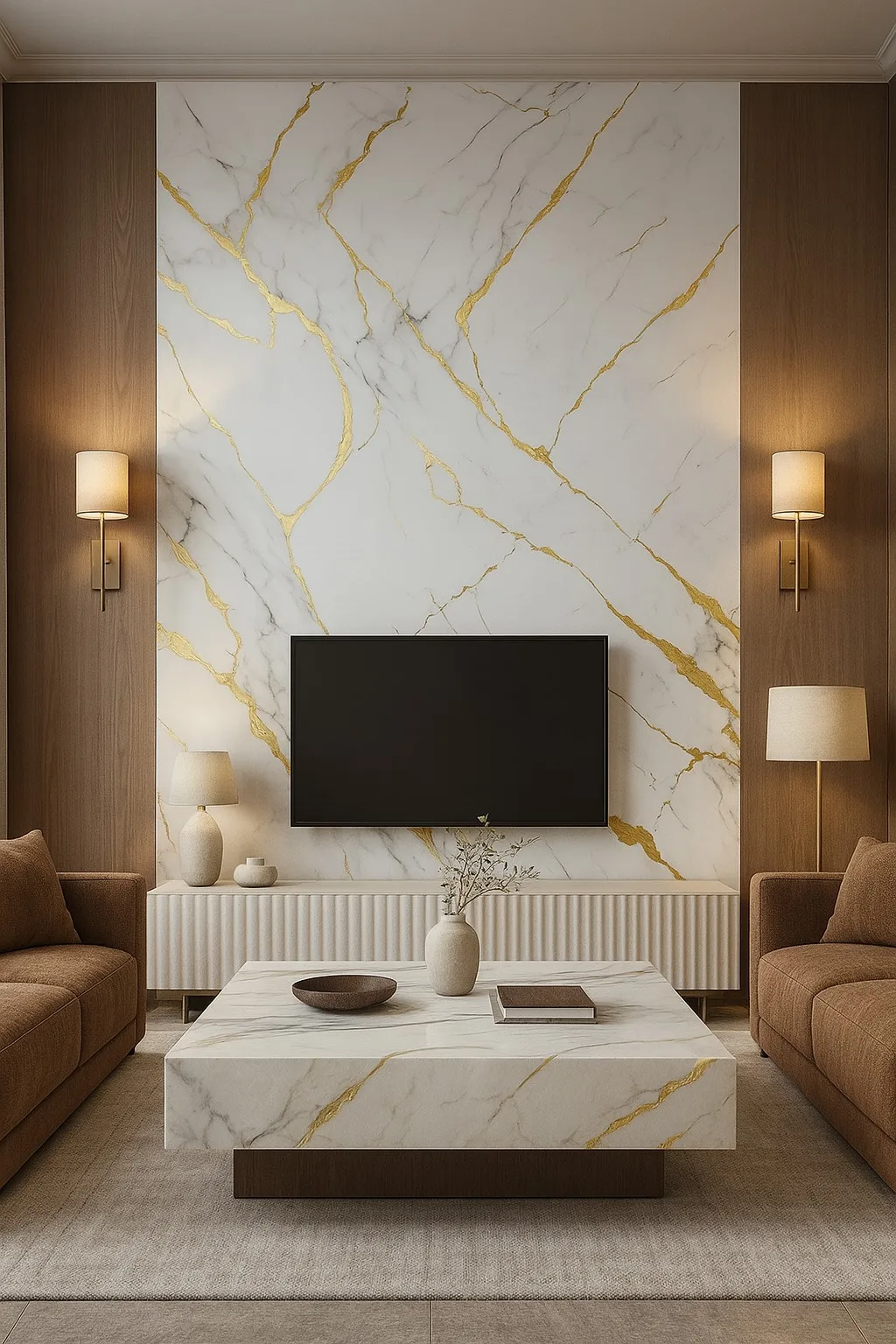 CARRARA GOLD PVC sienų plokštė - Image 9