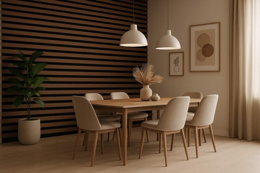 Akustinė sienų plokštė NEW WALNUT - Image 7