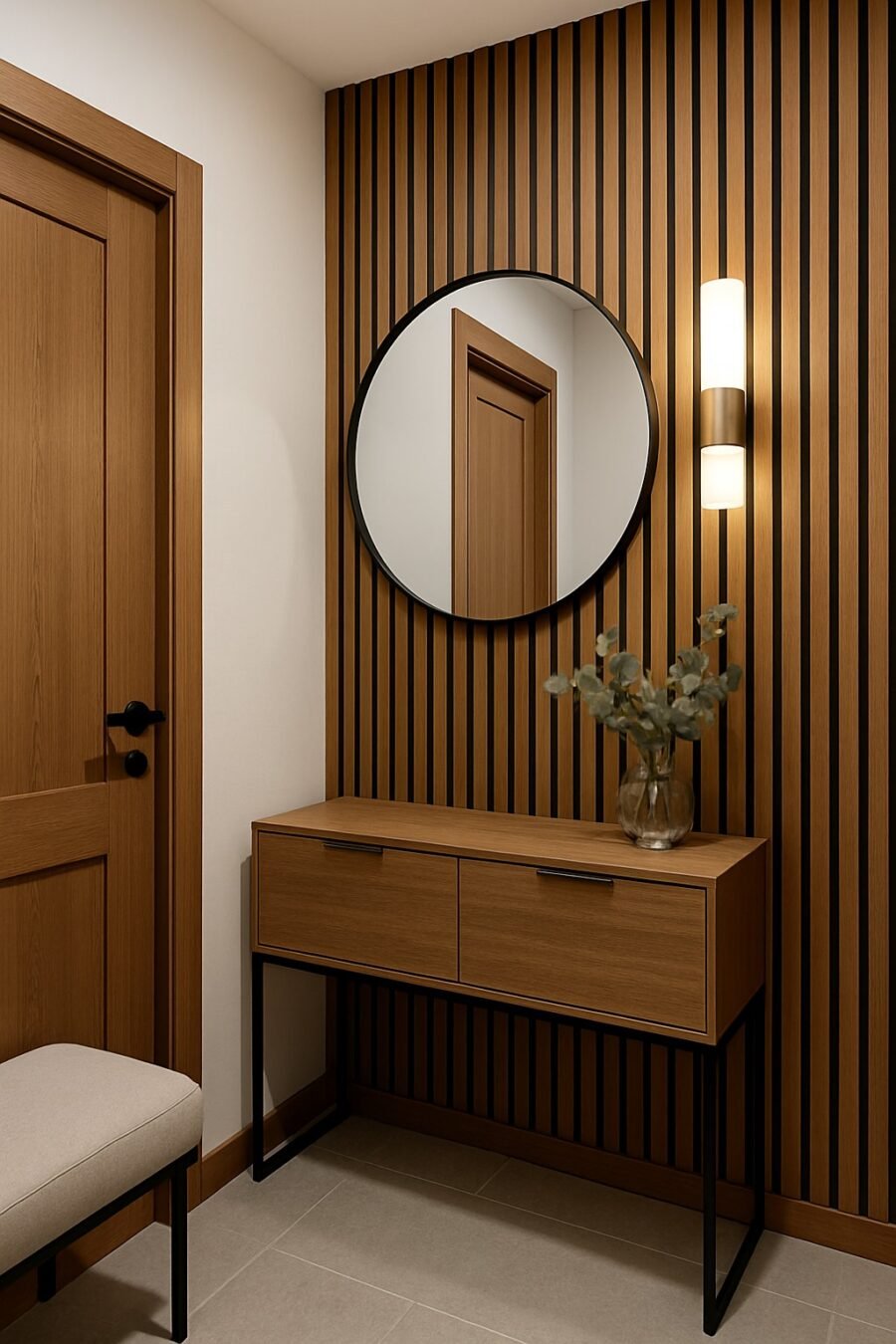 Akustinė sienų plokštė NEW WALNUT - Image 3