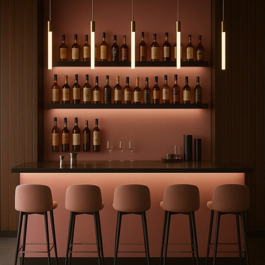 Dekoratyvinė PVC plokštė PASTEL COPPER – subtiliam ir elegantiškam interjerui