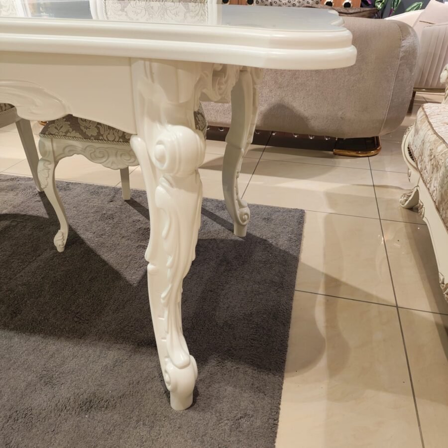 GRAF išskleidžiamas klasikinis stalas (baltas) - Image 4