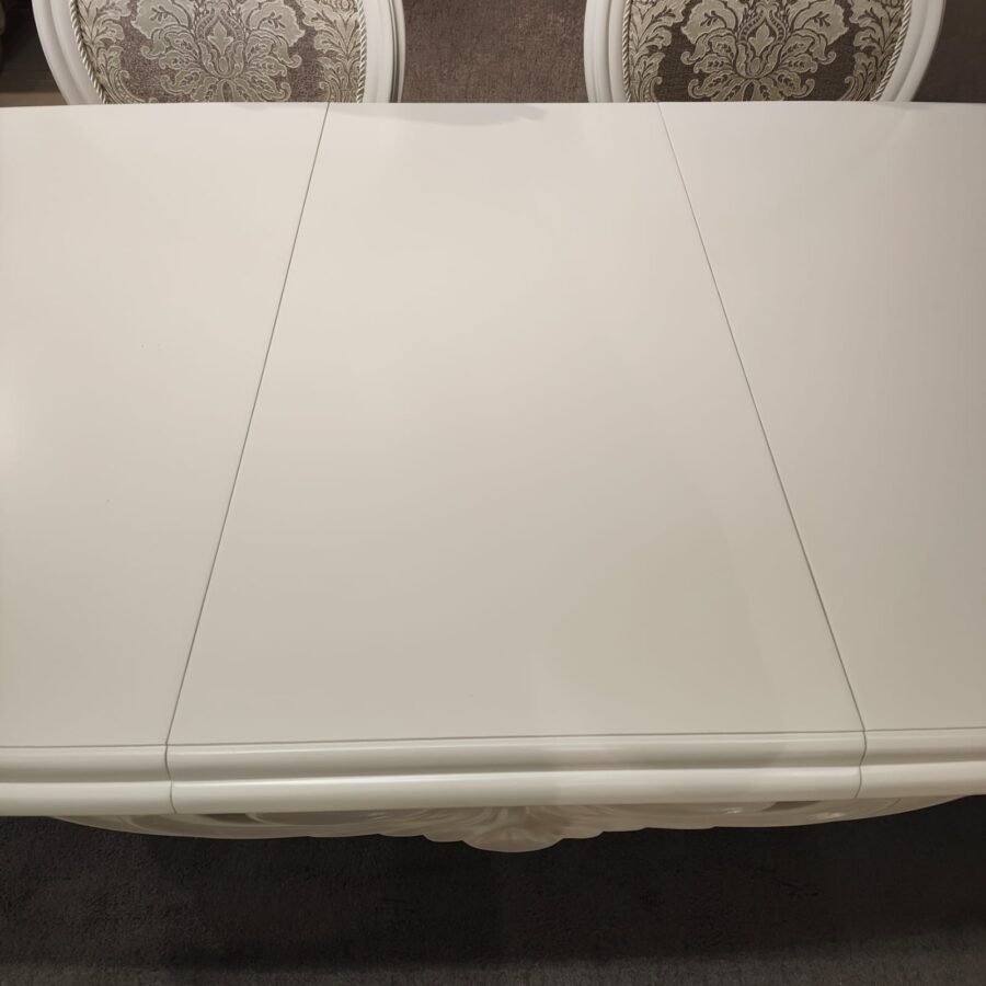 GRAF išskleidžiamas klasikinis stalas (baltas) - Image 6