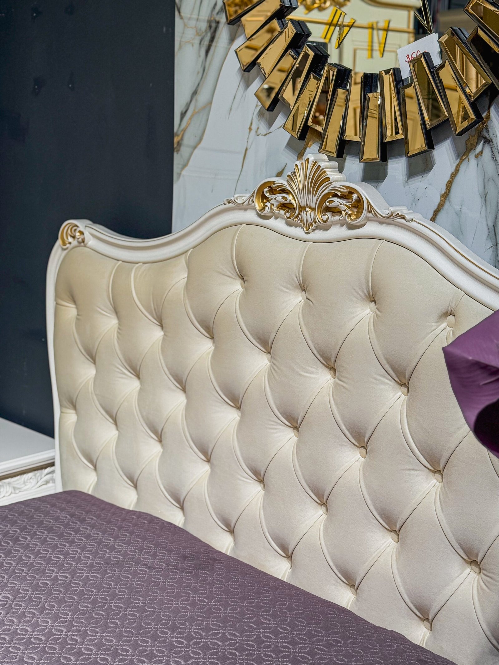 LUI su karūna klasikinė lova 180x200 - Image 8