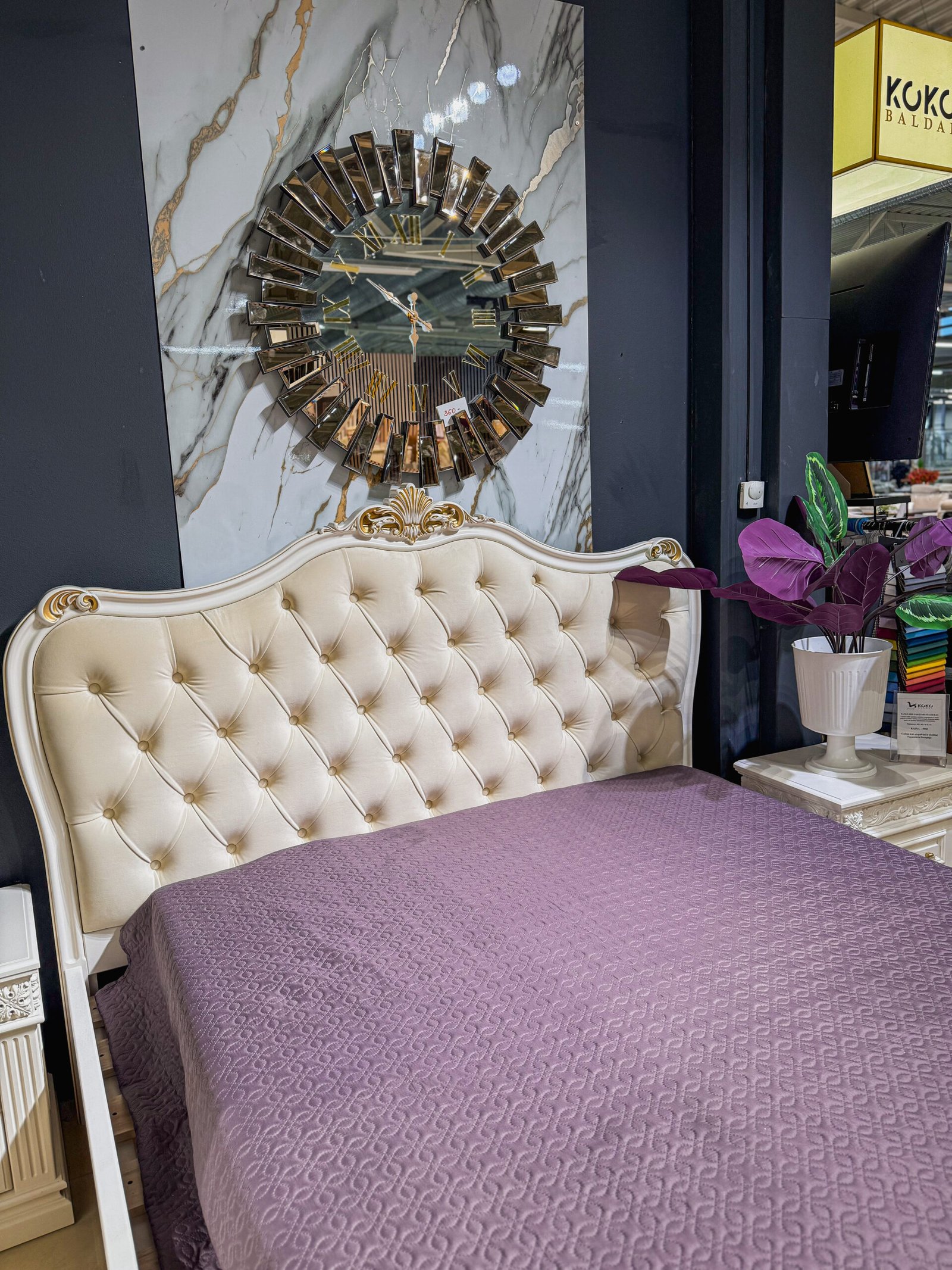 LUI su karūna klasikinė lova 180x200 - Image 6