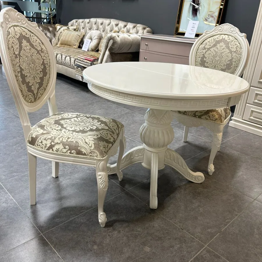 Versal II apvalus stalas su prailginimu