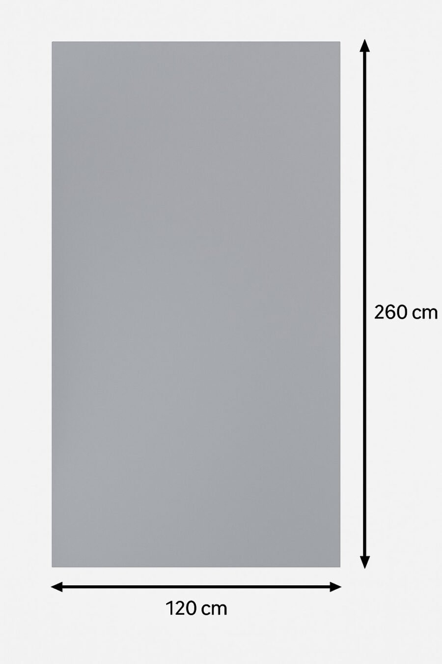 Soft Touch Grey plokštė 120x260 cm, 8 mm – matinio paviršiaus elegancija
