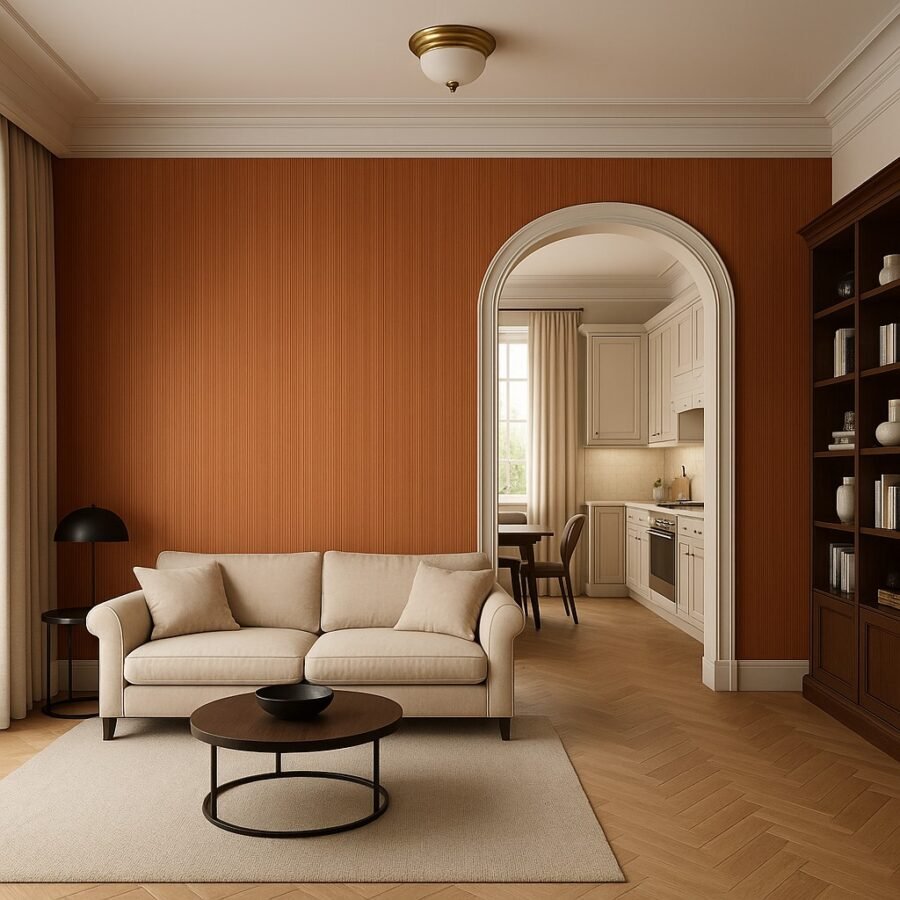 LIDYA WALNUT ELEGANT PVC sienų plokštė - Image 6