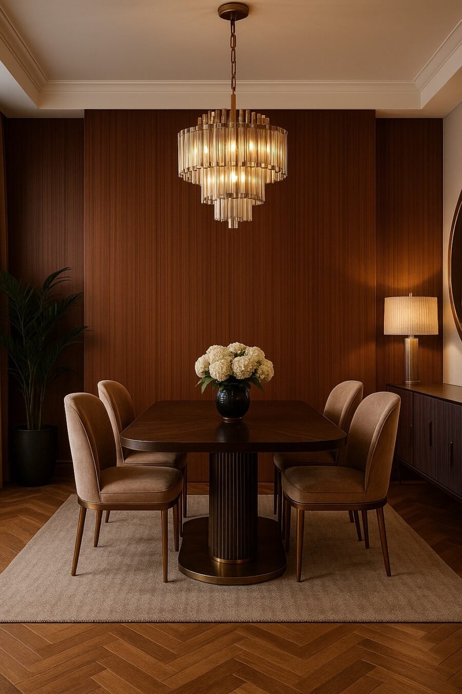 LIDYA WALNUT ELEGANT PVC sienų plokštė - Image 9