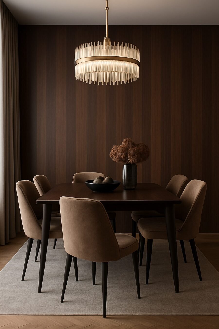 LATIN WALNUT ELEGANT PVC sienų plokštė - Image 4