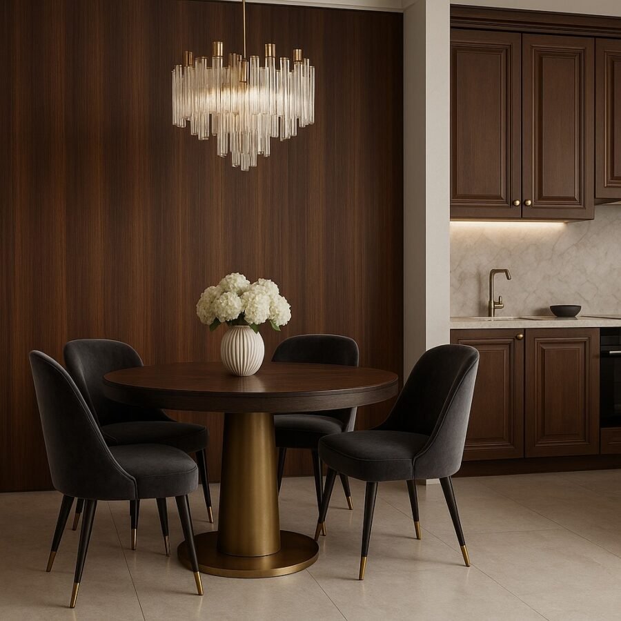 LATIN WALNUT ELEGANT PVC sienų plokštė - Image 5