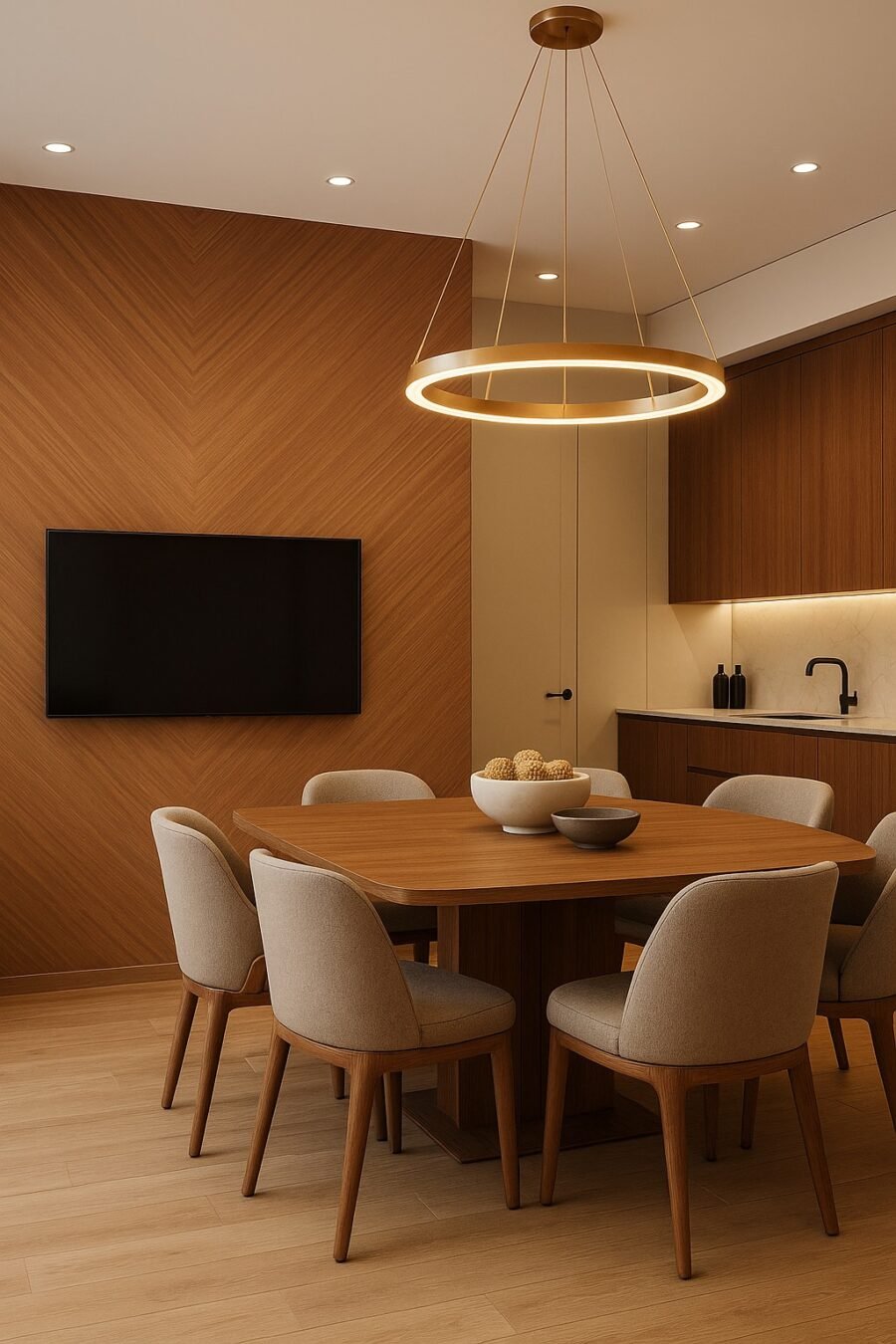 WOODEN EYE OAK ELEGANT PVC sienų plokštė - Image 4