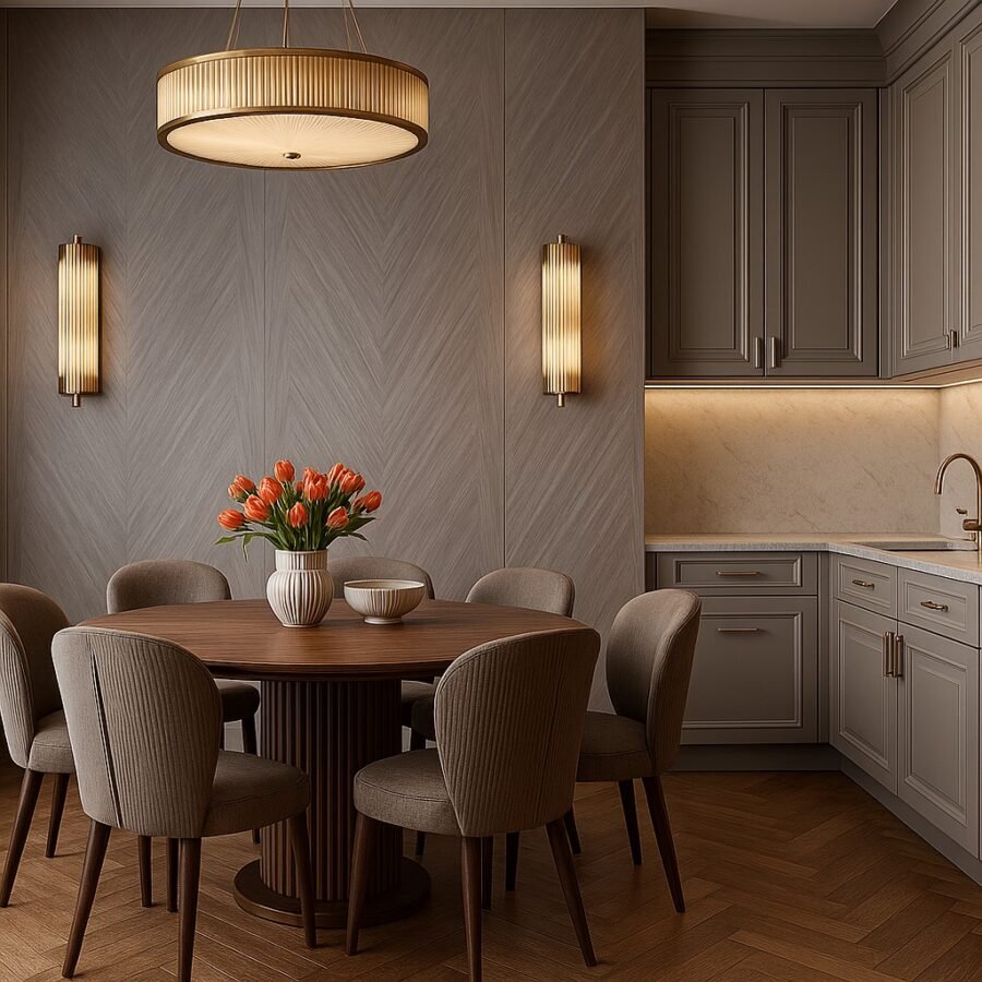 MOTIVIO GRIGIO ELEGANT PVC sienų plokštė - Image 6