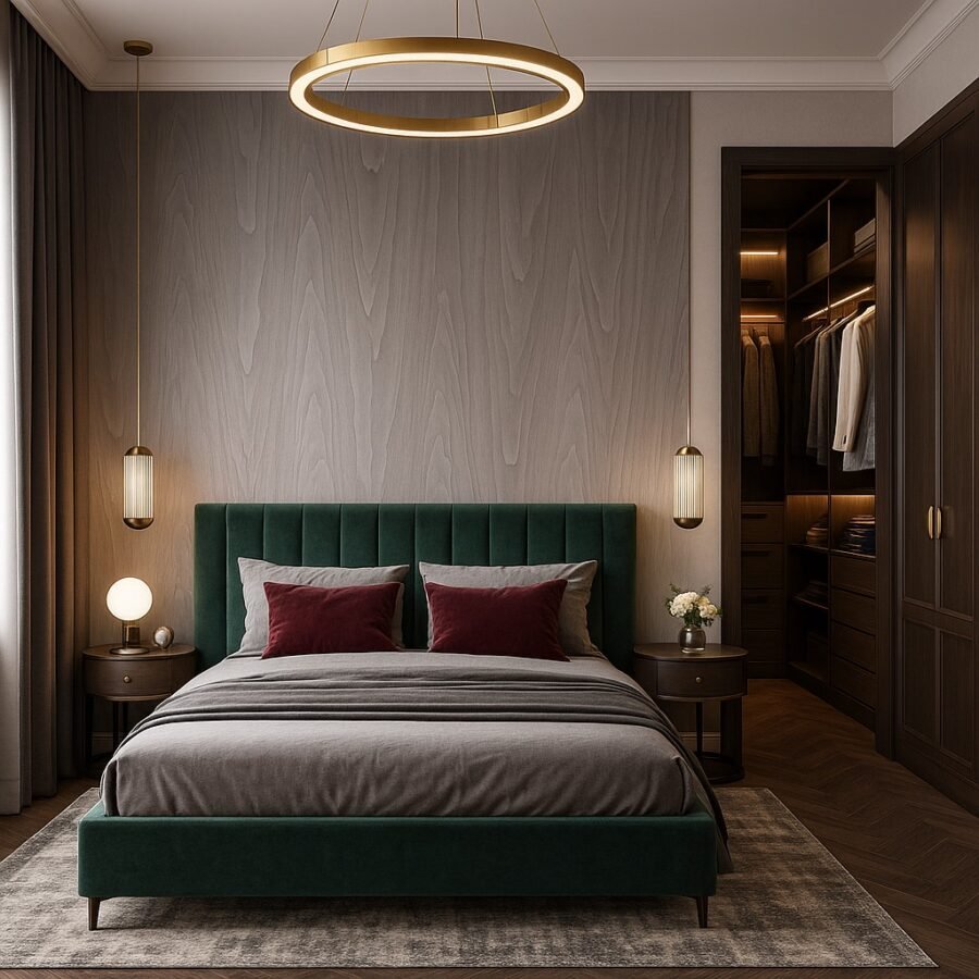 Motivo Grigio plokštė 120x260 cm, 8 mm – moderni pilkai ruda apdaila