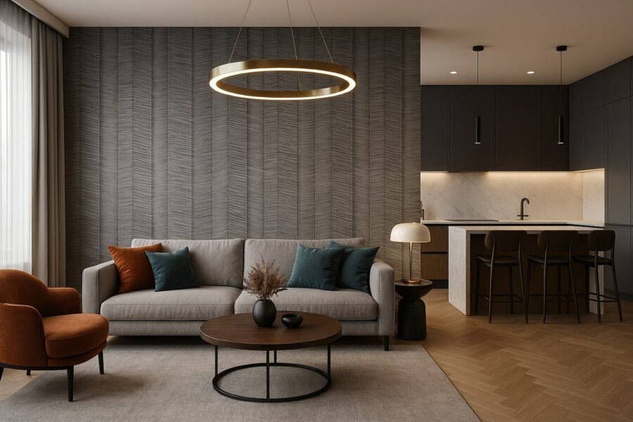 Zebra Grey plokštė 120x260 cm, 8 mm – išraiškingas modernus raštas