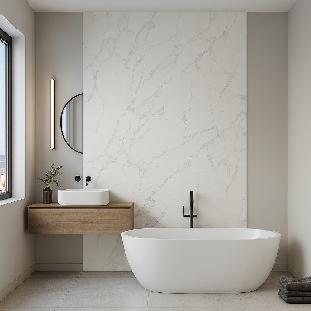 BIANCO CARRARA PVC sienų plokštė - Image 3