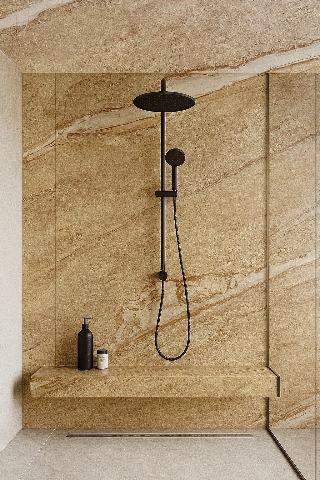BILECIK BEIGE PVC SIENŲ PLOKŠTĖ - Image 3