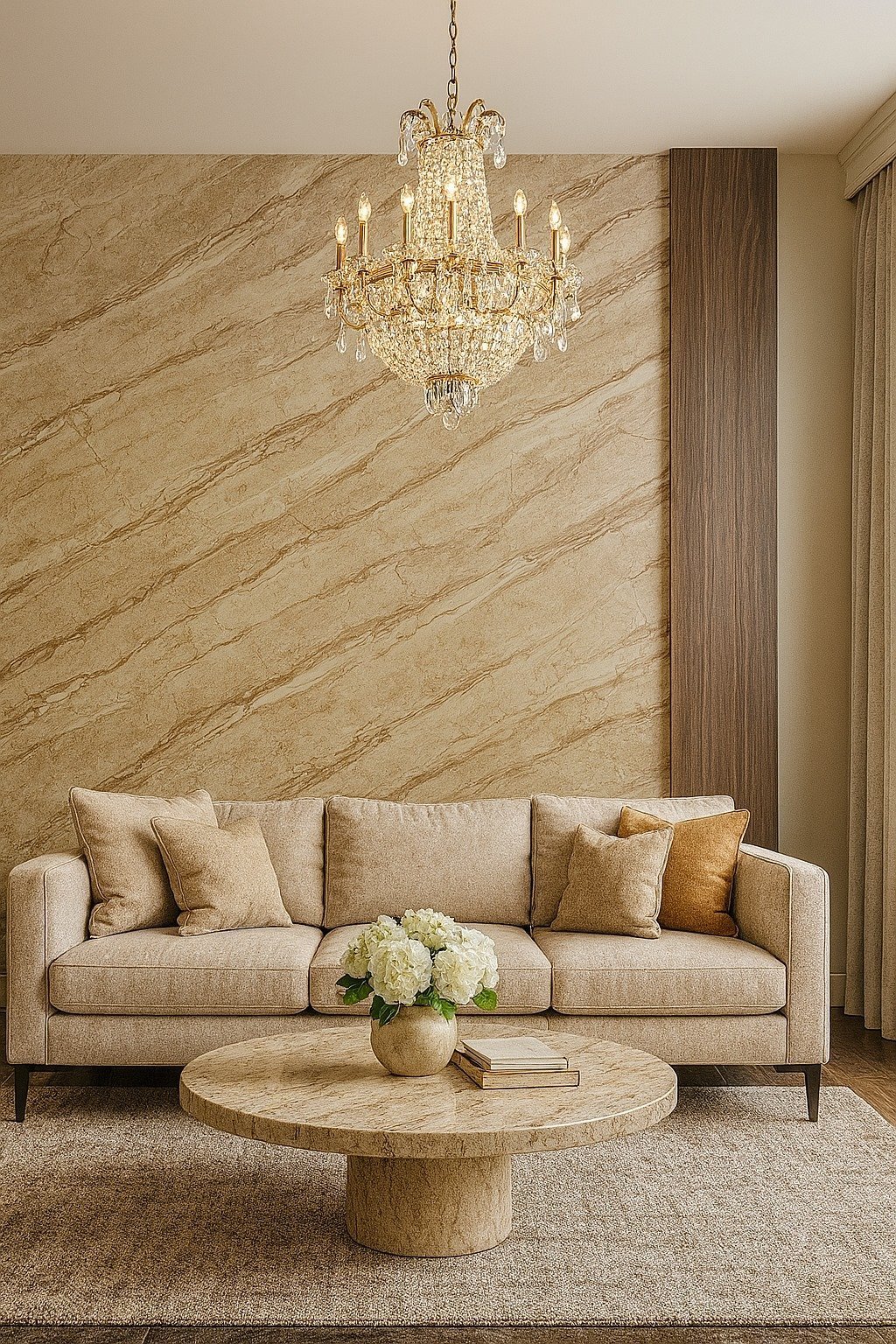 BILECIK BEIGE PVC SIENŲ PLOKŠTĖ