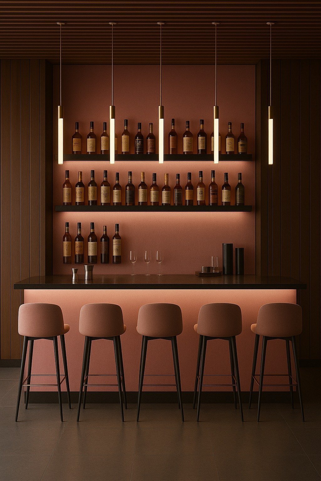 PASTEL COPPER PVC ELEGANT plokštė